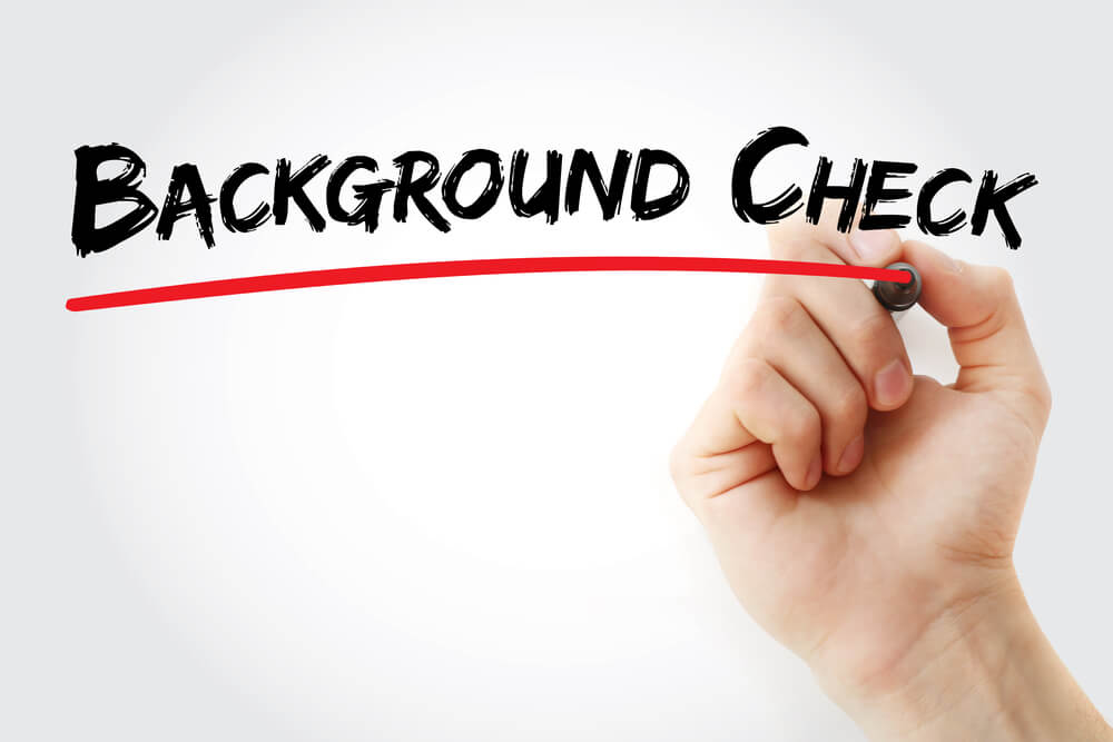 Backgroudn check writing
